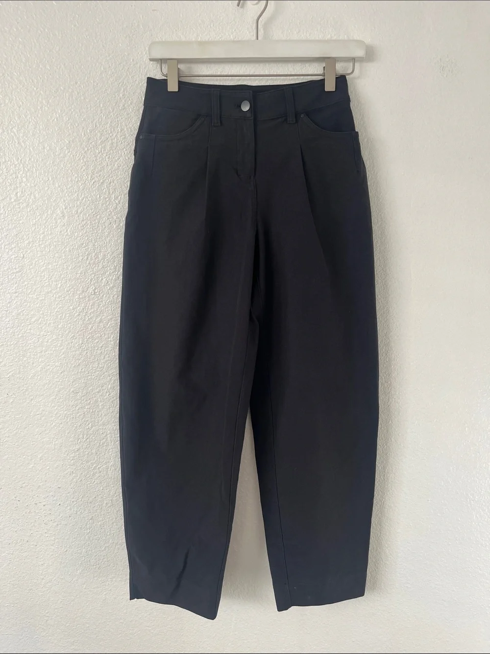 Lululemon City Sleek Mid-Rise Barrel-Leg PantLight Utilitech Black Size 24